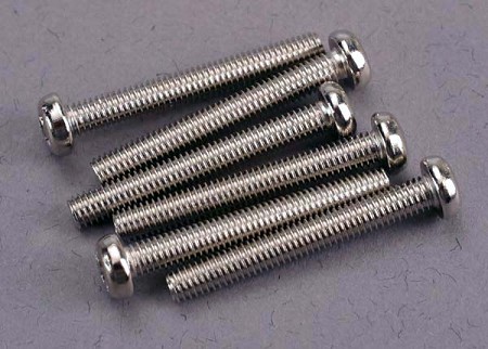 3x23mm Roundhead Machine Screws (6)