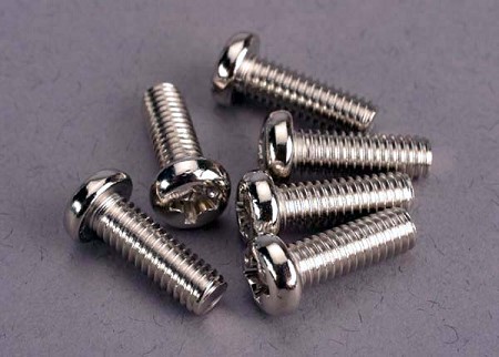 4x12mm Roundhead Machine Screws (6)