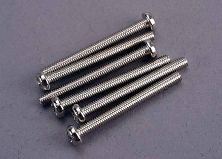 3x30mm Roundhead Machine Screws (6)