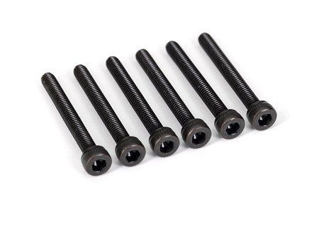 3x25mm Cap-Head Machine Screws (Hex Drive) (6)