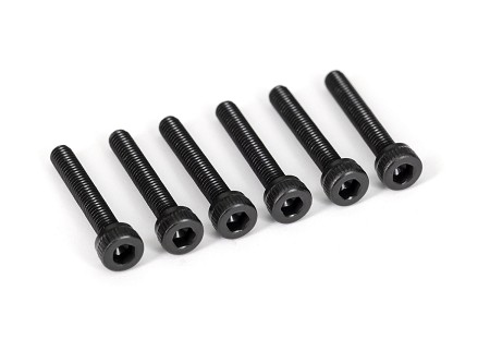 3x18mm Cap-Head Machine Screws (Hex Drive) (6)