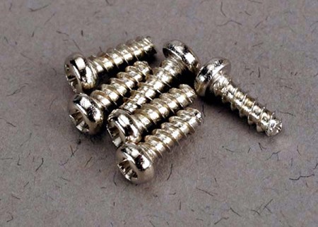 2x6mm Self-Tapping Roundhead Screws (6)