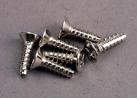 3x10mm Countersunk Self-Tapping Screws (6)
