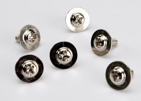 3x8mm Washerhead Machine Screws (6) (Large Head for a Motor Mount)