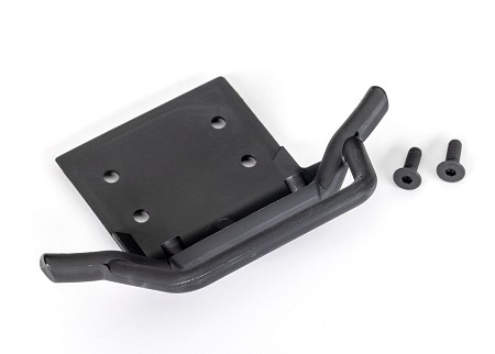 Bumper, Front/ 4x12 CCS (2) (fits 2WD Rustler® or Bandit®) (for LED Light Kit Installation)