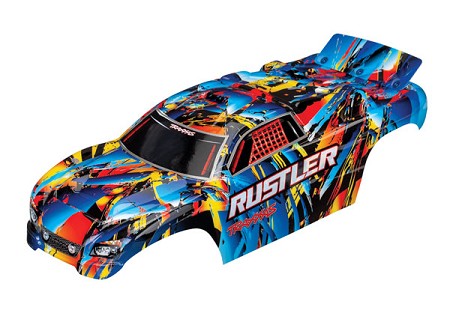 Rustler® Rock n' Roll Body (Painted, Decals Applied)