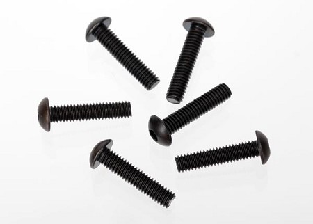 4x18mm Button-Head Machine Screws (Hex Drive)(6)