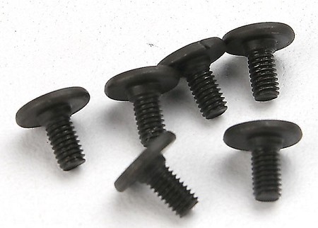 3x6mm Flat-Head Machine Screws (Hex Drive)(6)