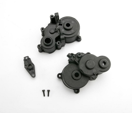 Gearbox Halves (Front/Rear)/ Shift Detent Ball/ Spring/ 4mm GS/ Shift Shaft Seal, Glued/ 2.5x8mm CS (2)