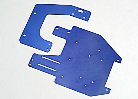 Front & Rear Chassis Plates, T6 Aluminum
