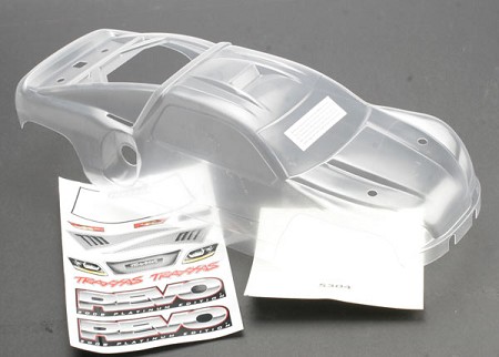 Platinum Edition Revo® Body (Clear, Requires Painting) & Decal Sheet 