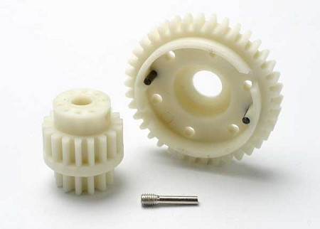 2-Speed Wide Ratio Gear Set (2nd Speed Gear 38T, 13T-18T Input Gears, Hardware)