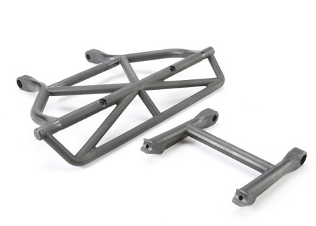 Bumper, Rear/ Bumper Mount, Rear (Black or Pink)