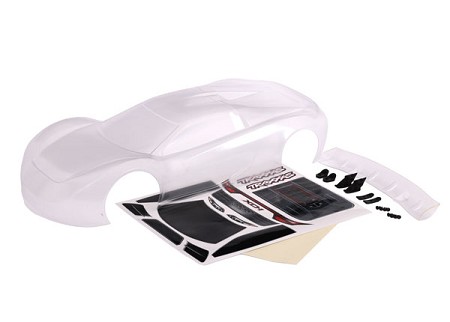 XO-1® Body (Clear, Requires Painting) with Wing, Wing Mounts, Decals, & Hardware