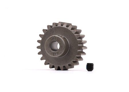 23-T Pinion Gear (Fits 5mm Shaft)/ Set Screw (For use only with Steel Spur Gears)