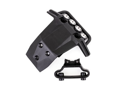 Front Bumper/ Bumper Support (fits 4WD Rustler®) (for LED Light Kit Installation)