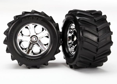 Maxx® 2.8" Tires on All-Star Chrome Wheels