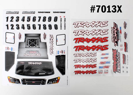1/16 Slash 4WD Decal Sheets (Team Truck Decals or Standard)