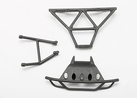 Bumpers, Front (1)/ Rear (1)/ 2.5x14mm CS (2) (1/16 Slash)