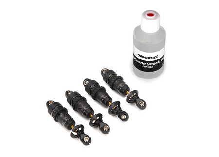 Shocks, GTR Hard Anodized, PTFE-Coated Bodies With TiN Shafts (Fully Assembled, without Springs) (4)