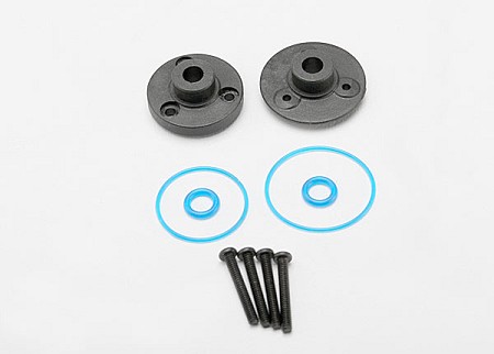 Cover Plates, Differential (Front or Rear)/ Gaskets (2)/ O-Rings (2)/ 2x14mm BCS (4)