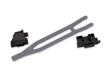 Slate Gray Battery Hold-Down w/ Retainers