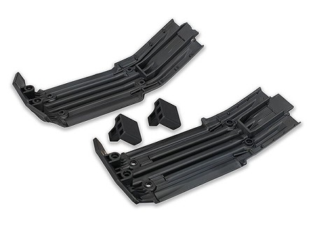 Front & Rear Skidplates with Rubber Impact Cushions, X-Maxx®
