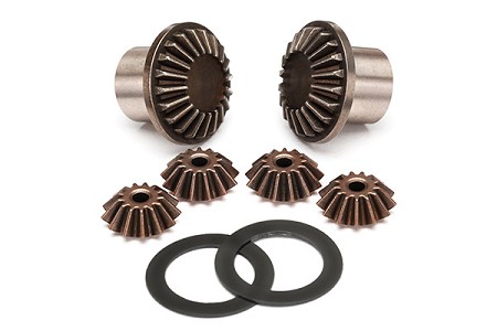 Gear Set, Differential (Output Gears (2)/ Spider Gears (4)/ 16x23.5x.5mm TW (2))