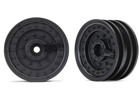 1.9" Black Tactical Wheels (2)