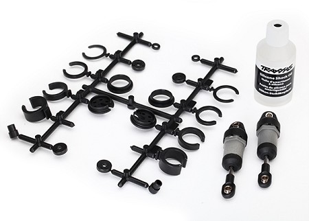 Ultra Shocks (Gray) (Short) (Includes Spring Pre-Load Spacers) (2)