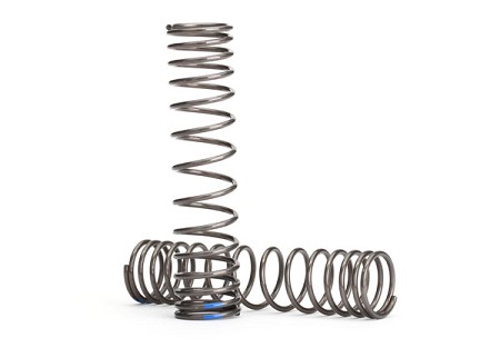 139mm GTR Shock Springs (Natural Finish) (Progressive, 1.250 Rate, Blue Stripe) (2) for Unlimited Desert Racer®