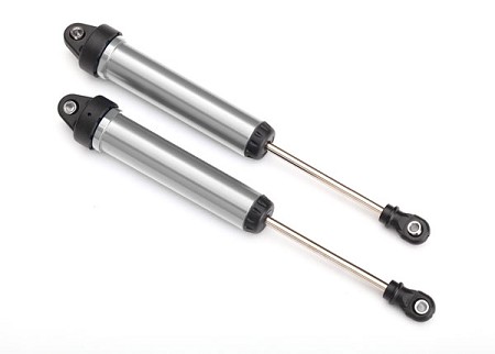 Shocks, GTR, 160mm, Aluminum (Fully Assembled w/o Springs) (Rear, No Threads) (2)