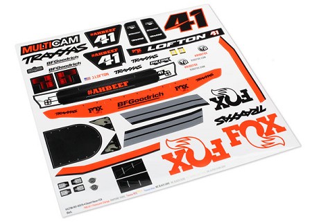 Unlimited Desert Racer® Fox® Edition Decals