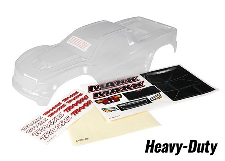 Maxx® Heavy Duty Body (Clear), Window Masks & Decal Sheet
