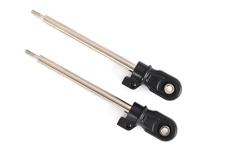 72mm Steel Shock Shaft (Chrome Finish) (2), Rod Ends & Hollow Balls