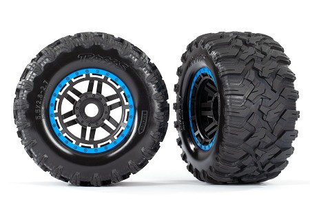 Maxx All-Terrain Tires on Beadlock Wheels with Foam Inserts (2) (17mm Splined) (TSM® Rated)