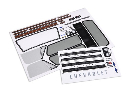 Decal Sheets, Chevrolet Blazer (1969 - 1972)