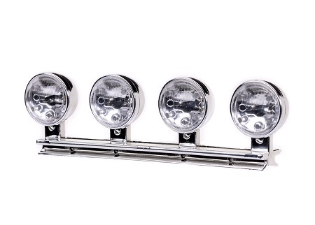 Chrome Light Bar (Housing & Lens Only)