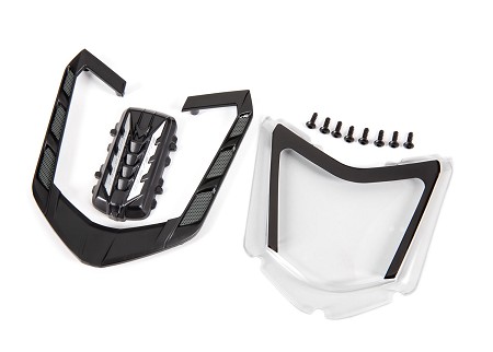 Rear Window, Window Retainer, & Engine Cover