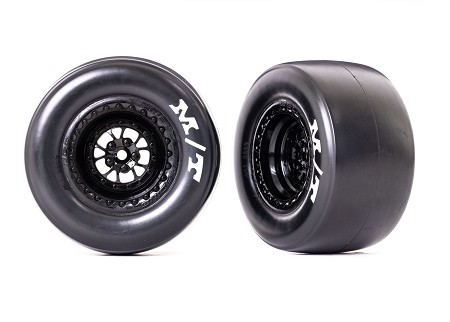 Mickey Thompson® ET Drag® Slicks on Weld Wheels (Rear) (Sticky Compound) (Multiple Color Options)