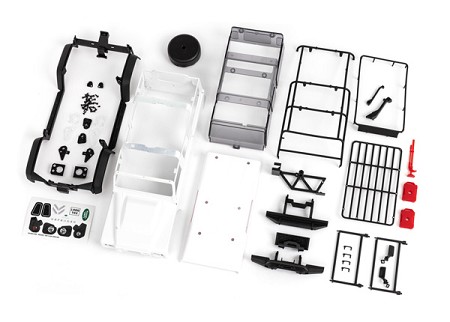 Complete Land Rover® Defender® Body (Unassembled, White, Requires Painting)