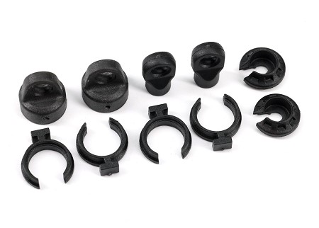 GTM Shock Rebuild Kit (Caps, Spring Retainers, Rod Ends, Preload Spacers) (Refreshes 2 Shocks)